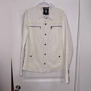 Men’s Large Faux Leather Jacket
